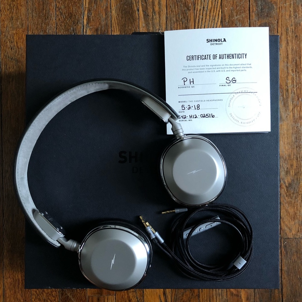 Shinola Canfield On Ear Headphones